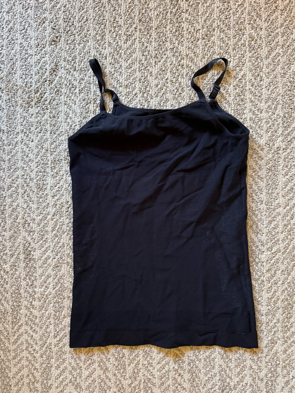 Shapermint Black Slim Fit Adjustable Strap Cami